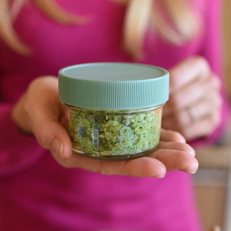 Sage Spoonfuls Small Batch 6pk Baby Food Storage Container - Clear - 4oz