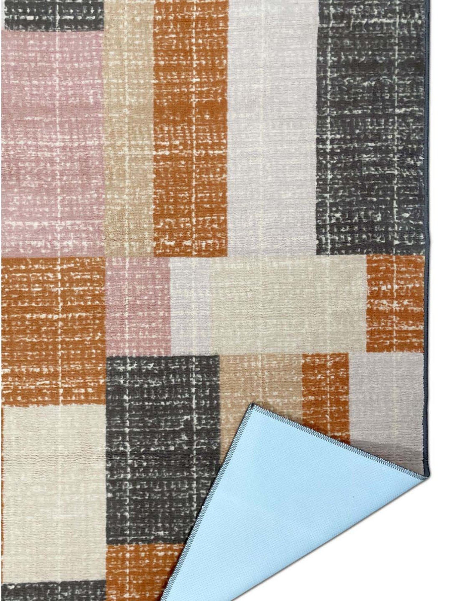 Welspun Blissful Multicolor Polyester 400 GSM Anti Skid Carpet
