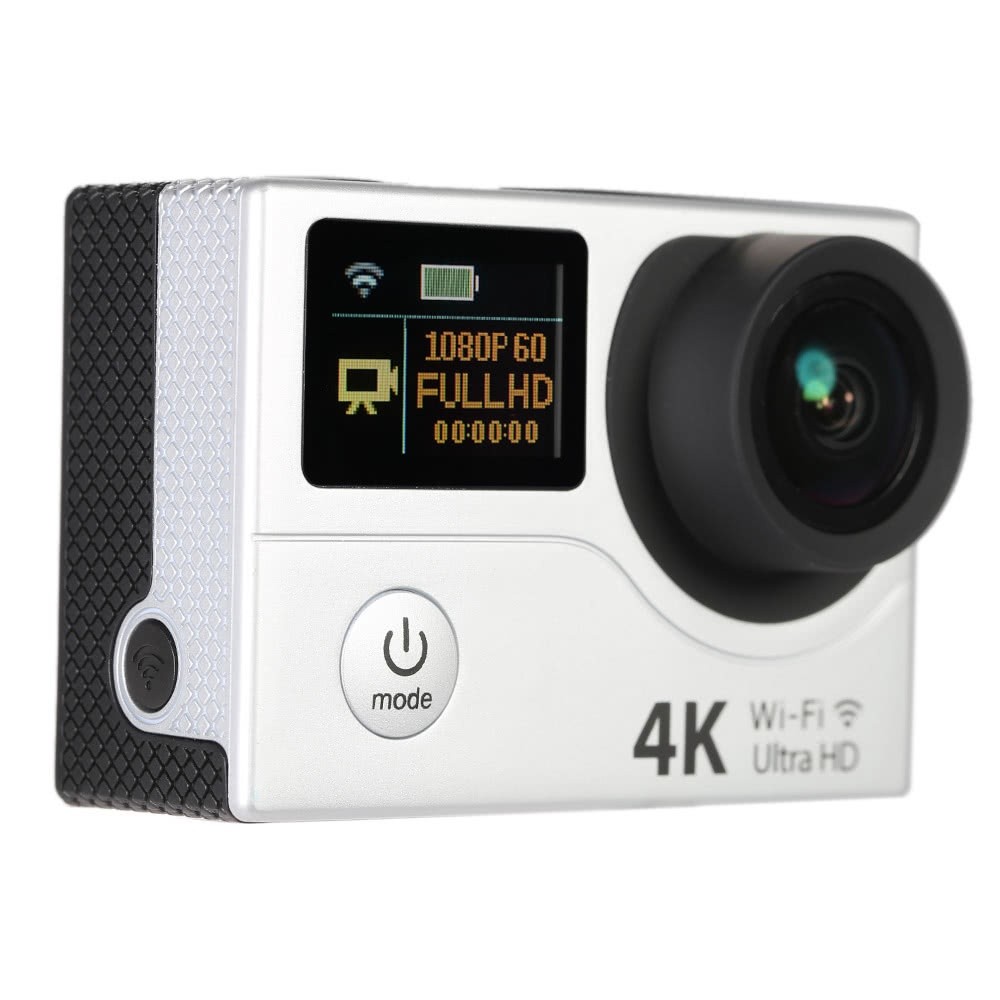 Waterproof 2 Inch Dual Screen LCD Ultra HD Wifi Sports Action 4K Camera