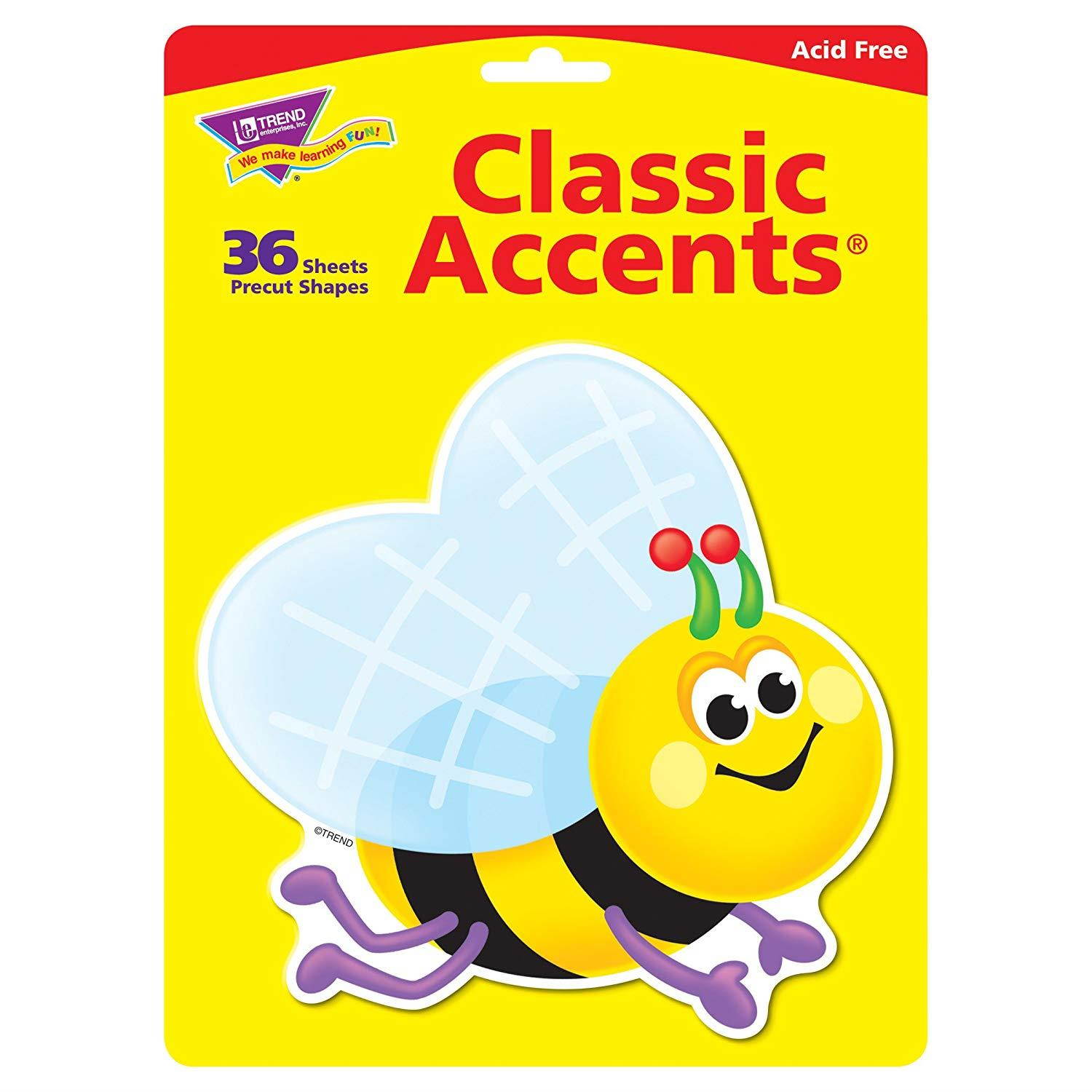 TREND enterprises, Inc. Busy Bees Classic Accents, 36 ct