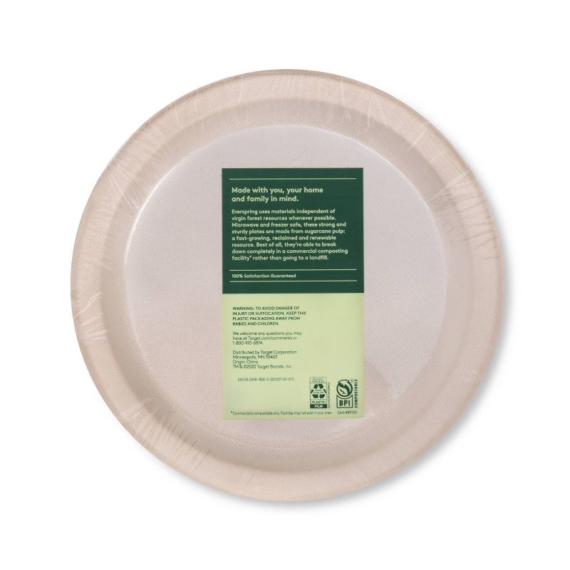 Disposable Plates 9" - 20ct - Everspring™
