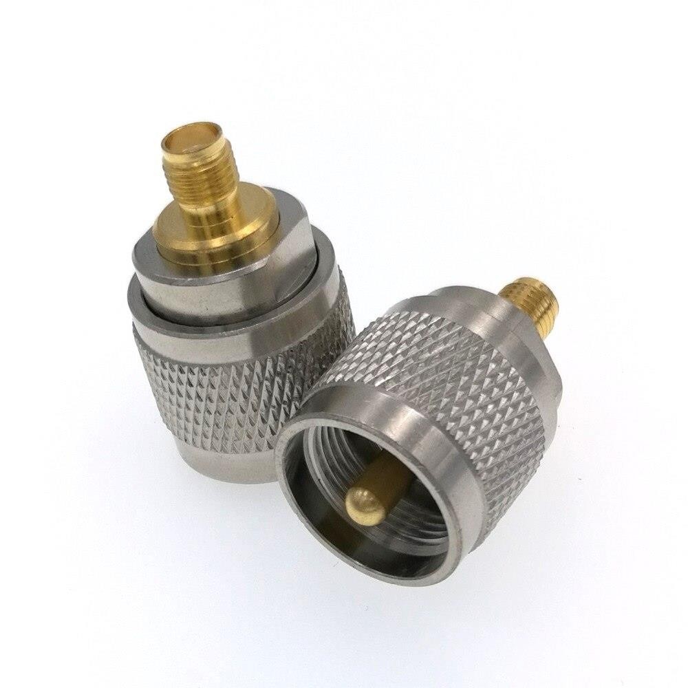 50pcs SMA Female To UHF PL259 Male RF Connector Adapter