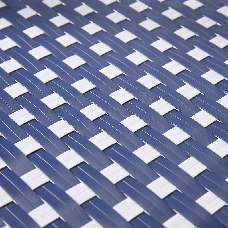 Peaktop 4pc Wicker Patio Conversation Set - Coastal - Teamson