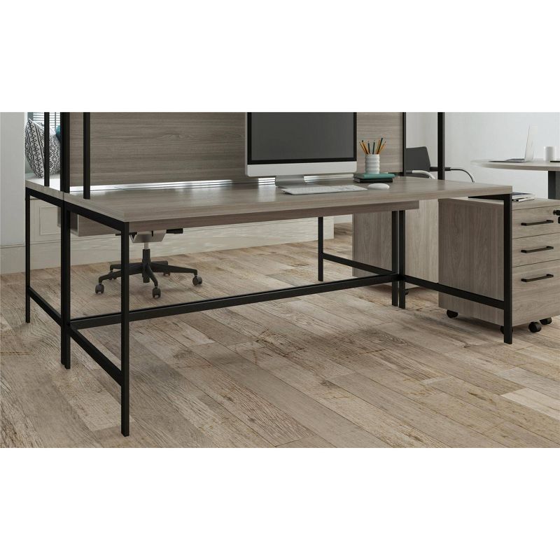 Parkside Computer Desk Light Brown - Ameriwood Home