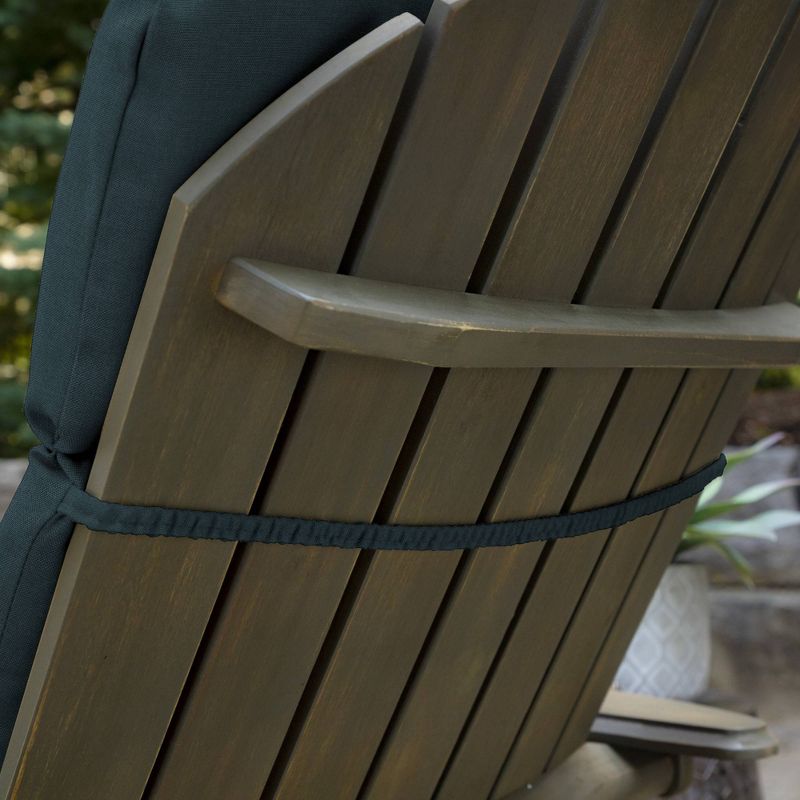 Atlantis Woven Outdoor Adirondack Chair Cushion Blue - Arden Selections