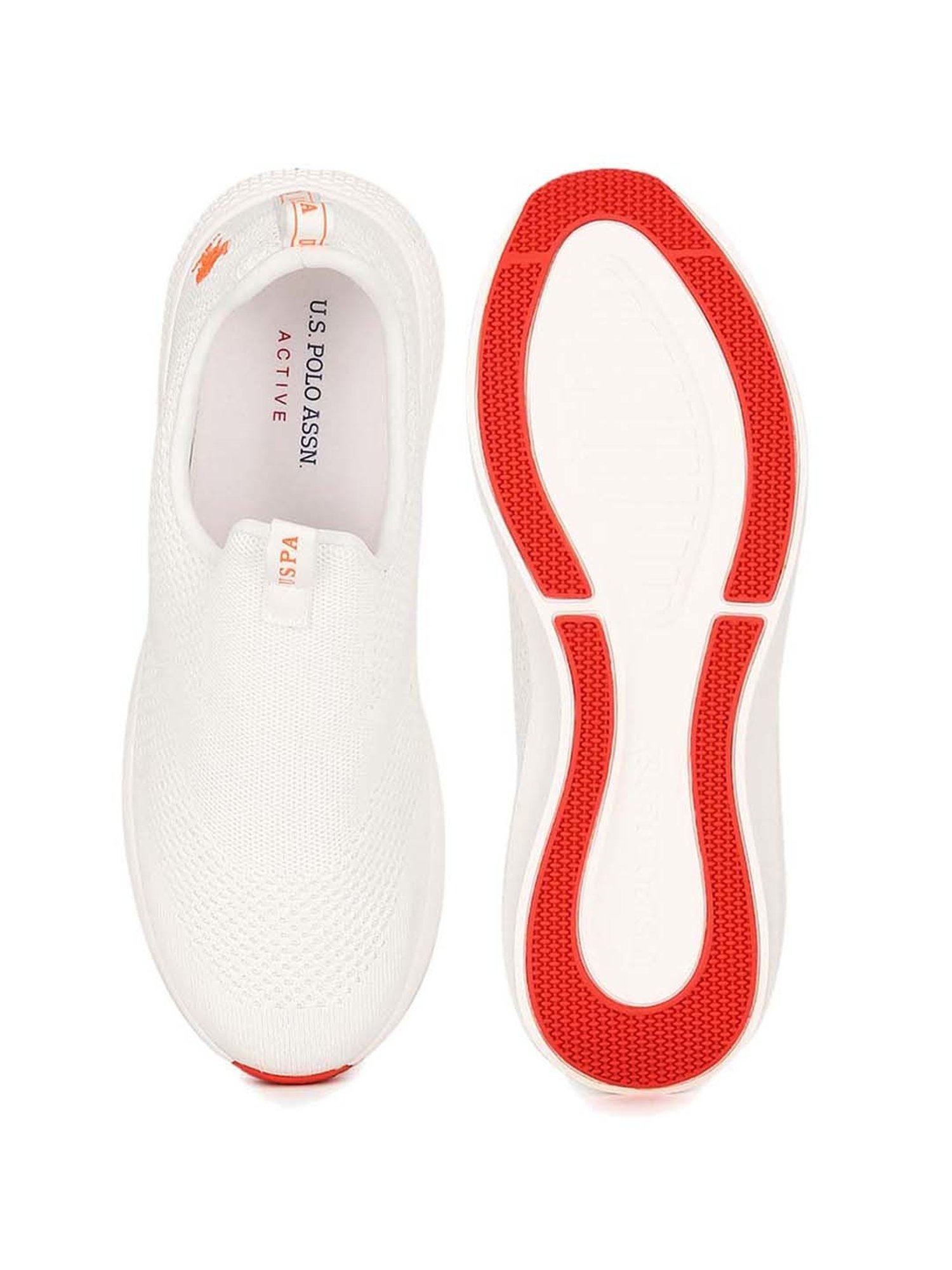 U.S. Polo Assn. Men's Off White Walking Shoes