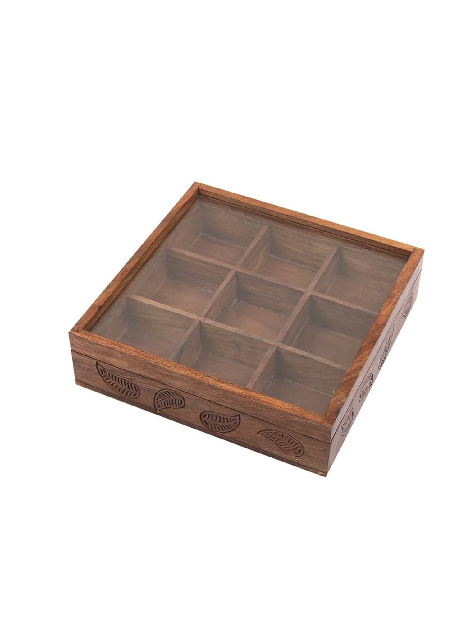 VarEesha Brown Sheesham Wood Storage Box - Set of 1