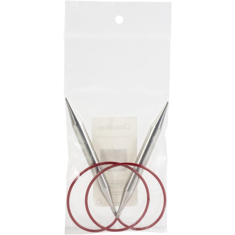 ChiaoGoo Red Lace Stainless Circular Knitting Needles 32"-Size 17/12.75mm