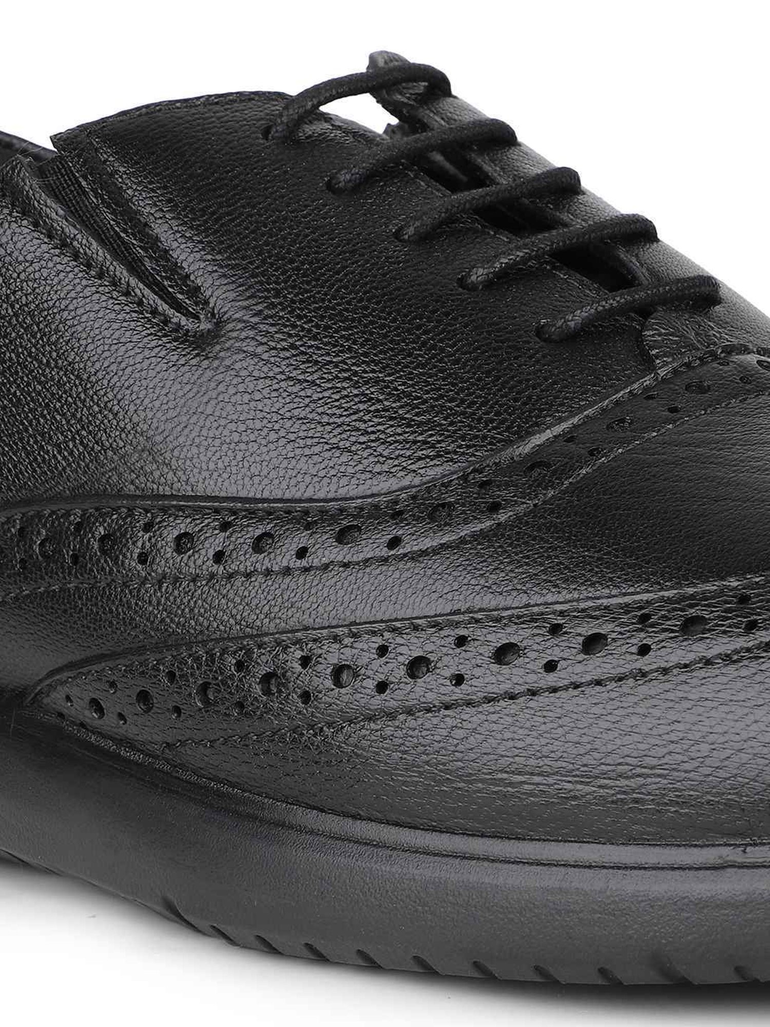 Privo by Inc.5 Men's Black Brogue Shoes