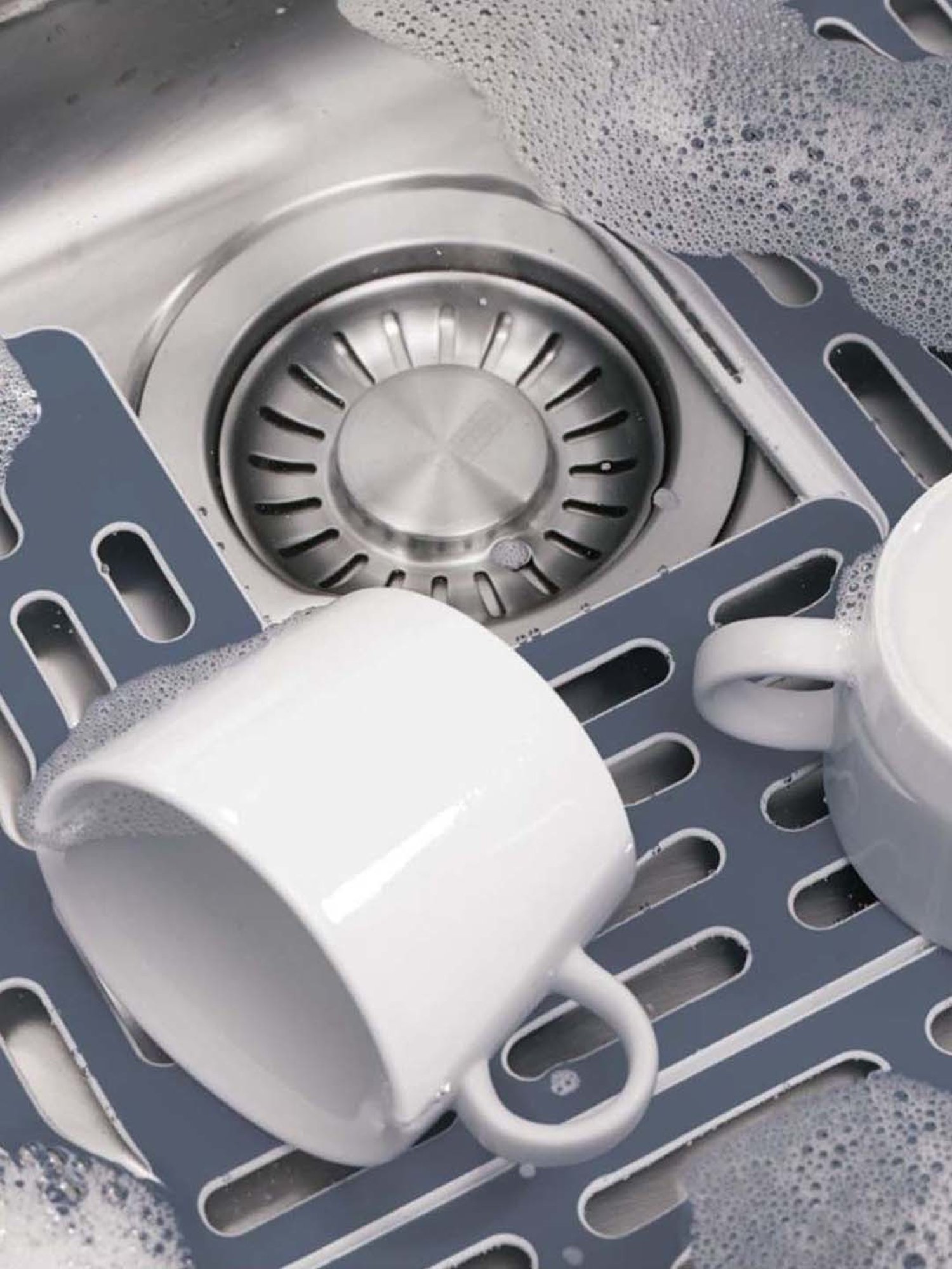 Joseph Joseph Sink Saver Grey Plastic Adjustable Sink Mat