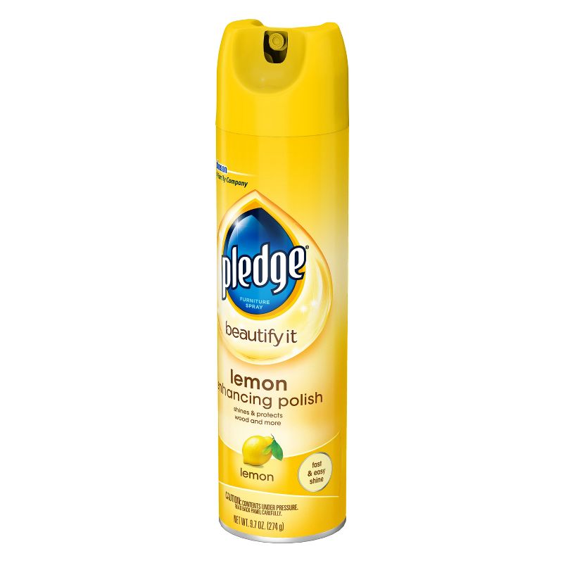 Pledge Lemon Enhancing Polish - 9.7oz