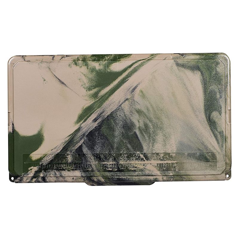 Elkton Outdoors ELK-ICE-110CAMO Heavy Duty Rotomolded Portable 110 Quart Commercial Grade Insulated Hardside Ice Chest Beverage Cooler, Camo