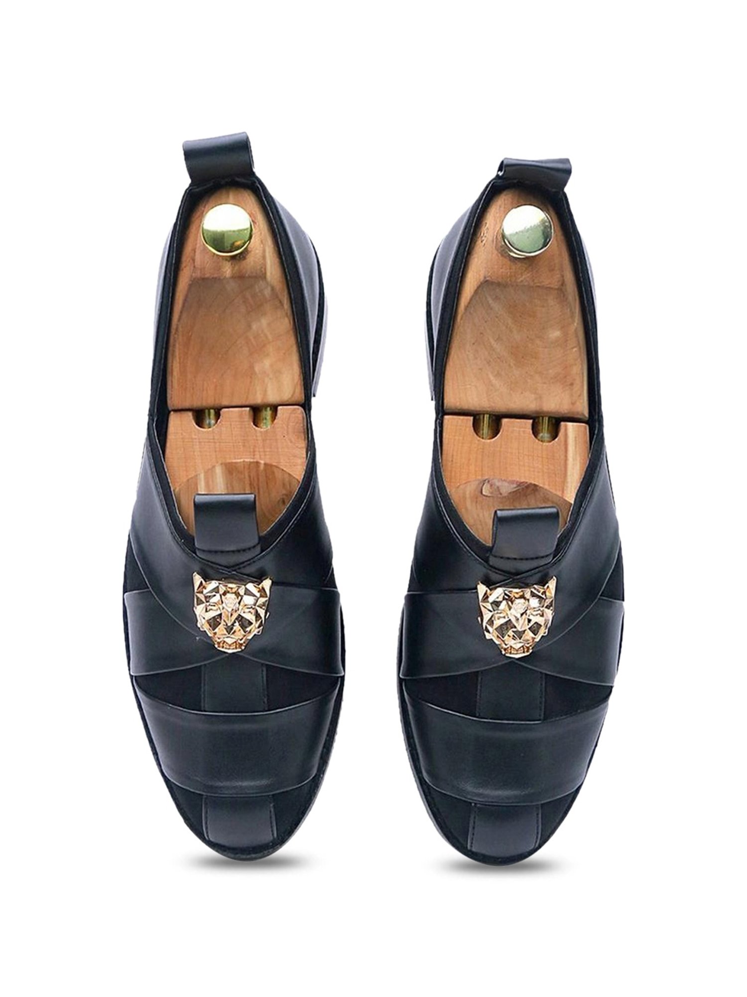 Griffin Men's DISSEY DI NIOR  Black Fisherman Sandals