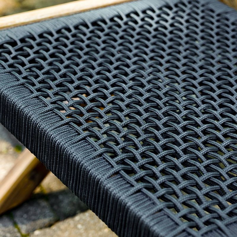 NewPort Outdoor Wicker Chaise Lounge - Dark Gray - Coaster