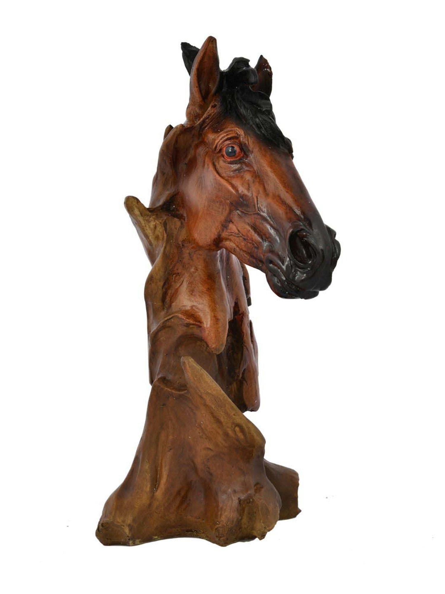 Tayhaa Brown Resin Horse Melody Showpiece