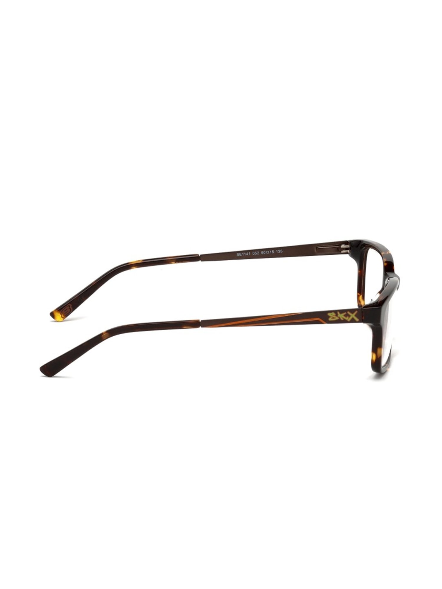 Carolina Herrera Brown Full Rim Round Eye Frame For Women