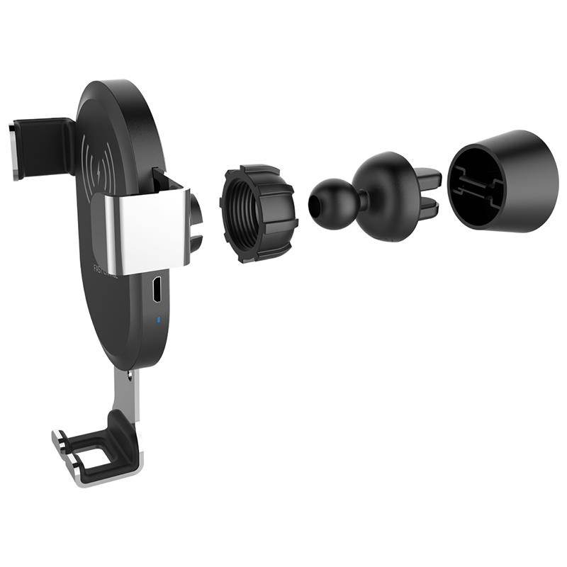 Car wireless charger with QI wireless charging technology for iPhone XS Max X 8 10w fast wireless wireless charging car charger for Samsung S10 millet mi 9