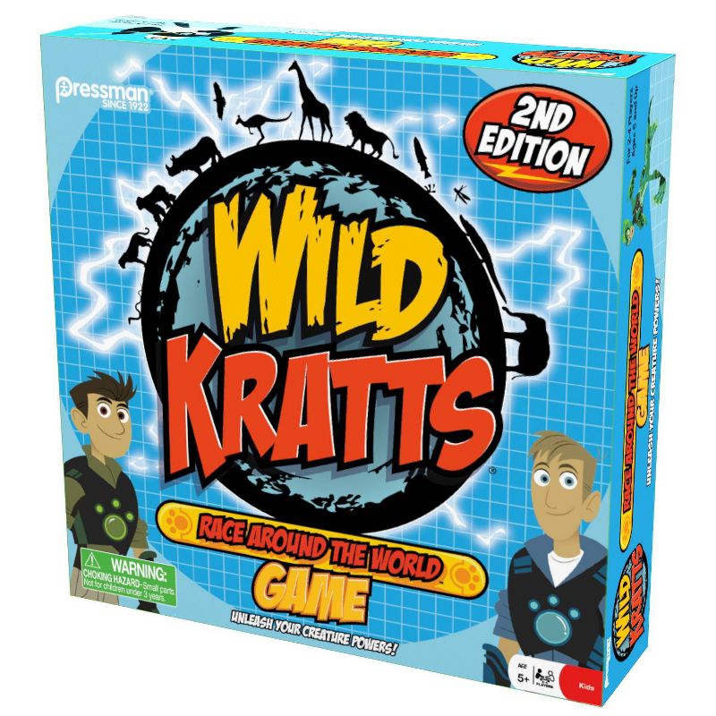 Pressman Wild Kratts Race Around the World Board Game