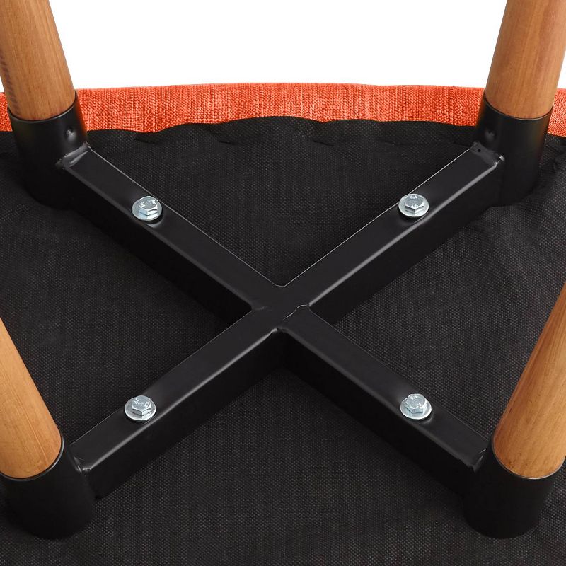 55 Downing Street Nelson Orange Fabric Dining Chair