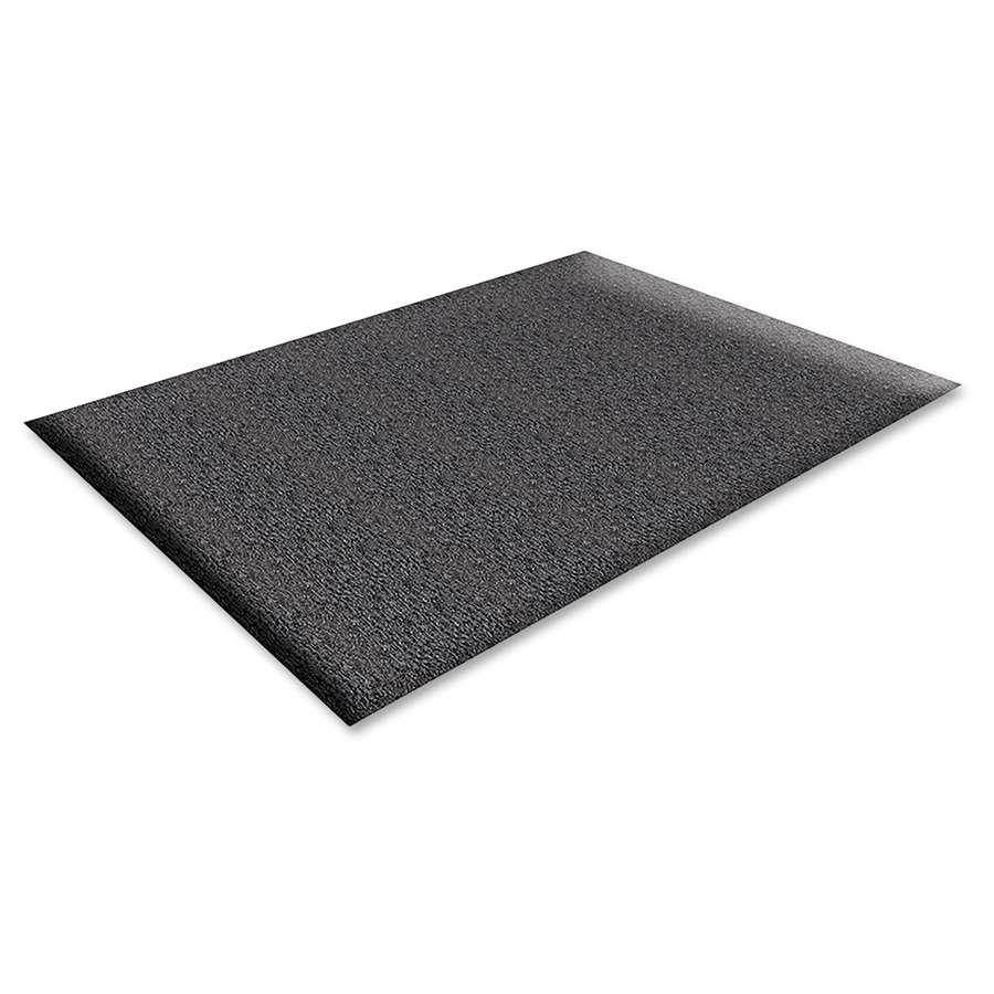 Genuine Joe Anti-Fatigue Floor Mat Thick Vinyl 3'x5' Black 70372