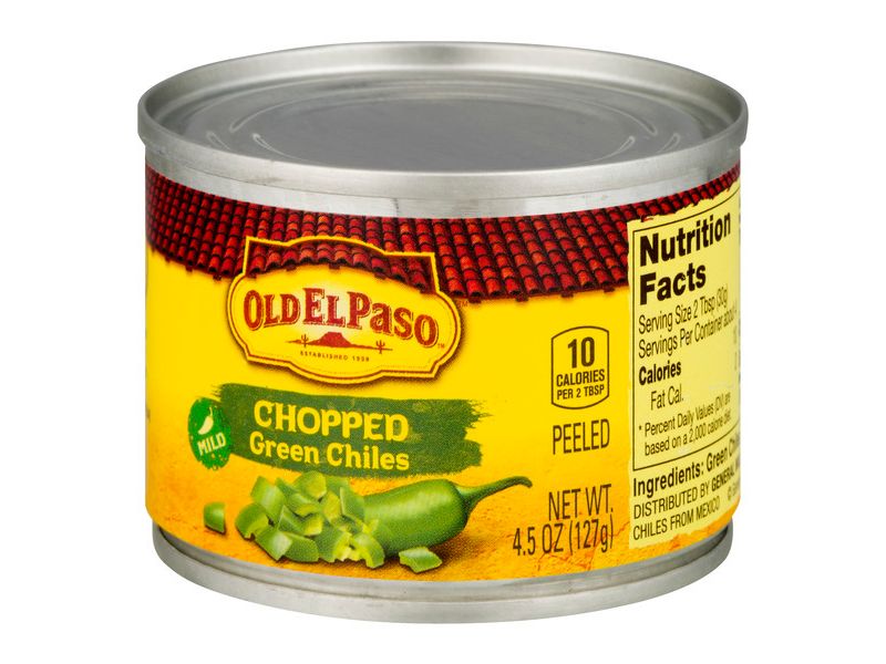 Old El Paso Green Chiles Chopped 4.5oz