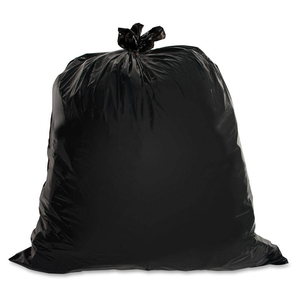 Genuine Joe Heavy-Duty Trash Bags 1.5 Mil 20-30 Gallon 100/CT Black 01532