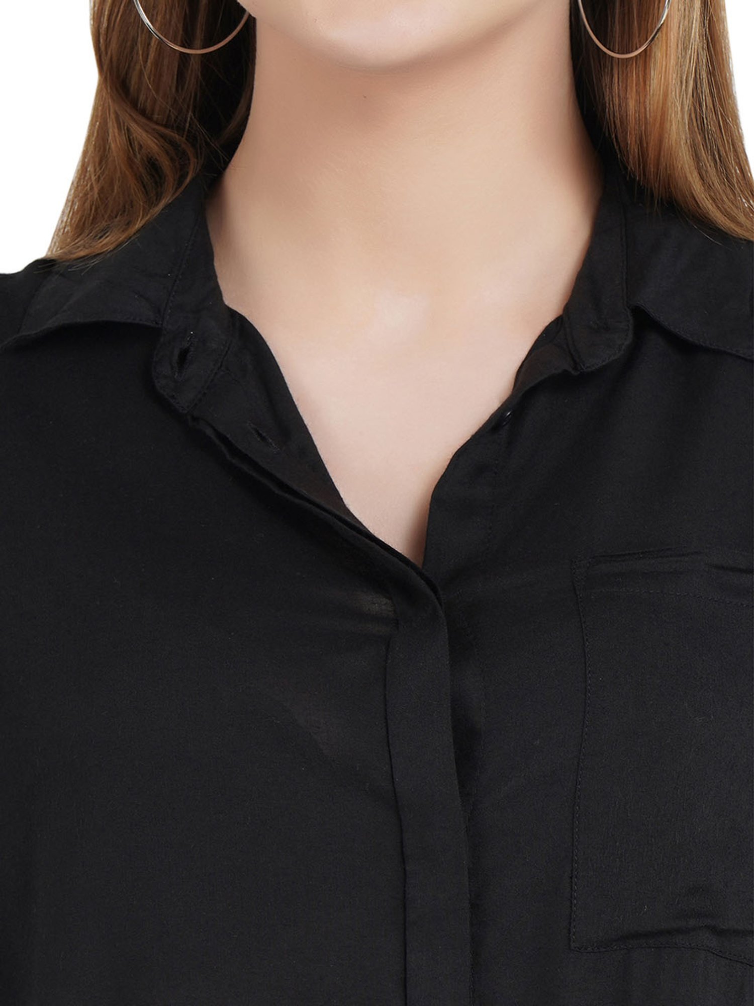 Aditi Wasan Black Regular Fit Shirt