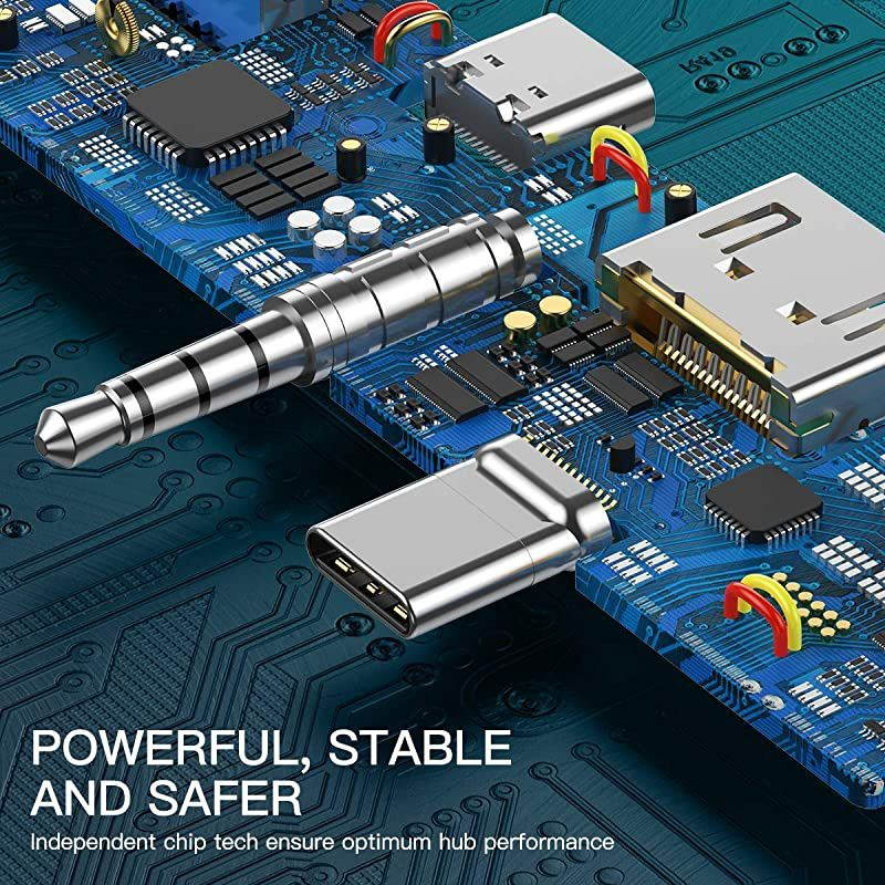 Surface Go Dock Microsoft Surface Go Docking Station USB C Hub Adapter Dongle with RJ45 Gigabit Ethernet Port USB 30 Port USBC Data Sync Port 35mm AudioHeadphone Jack