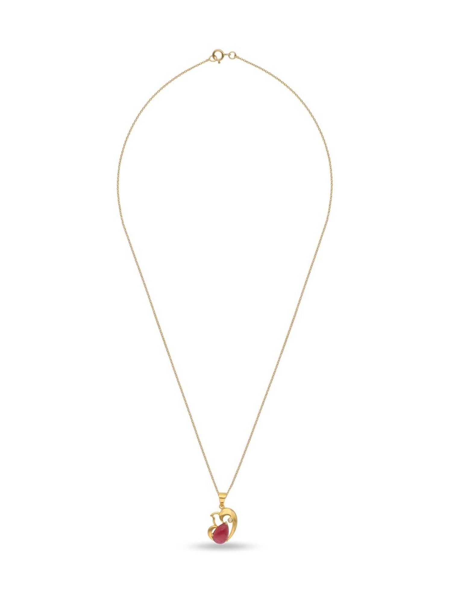 Joyalukkas 18k Gold & Diamond Pendant with Chain