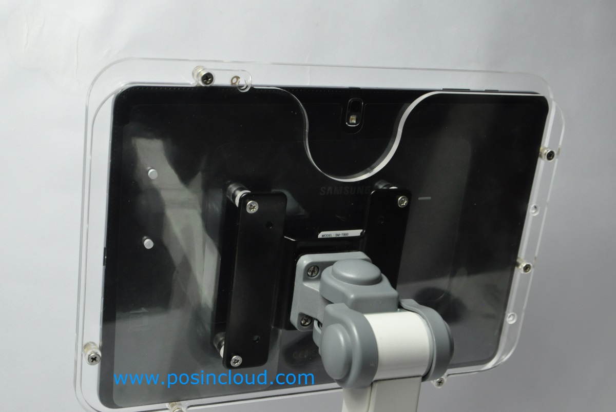 Samsung Galaxy Tab Pro 12.2 & NotePro 12.2 Black Acrylic VESA Kit for Store Display, Show Display, Kiosk, POS, Security Enclosure