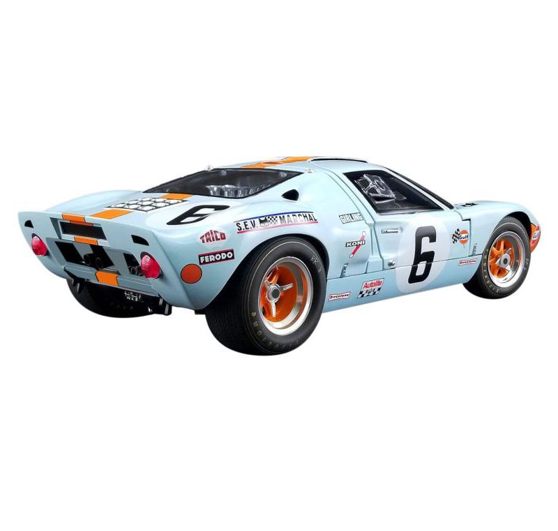 1969 Ford GT40 MKI #6 "Gulf" 1969 Le Mans Champion Ltd Ed to 296 pcs 1/12 Diecast Model Car by GMP for ACME