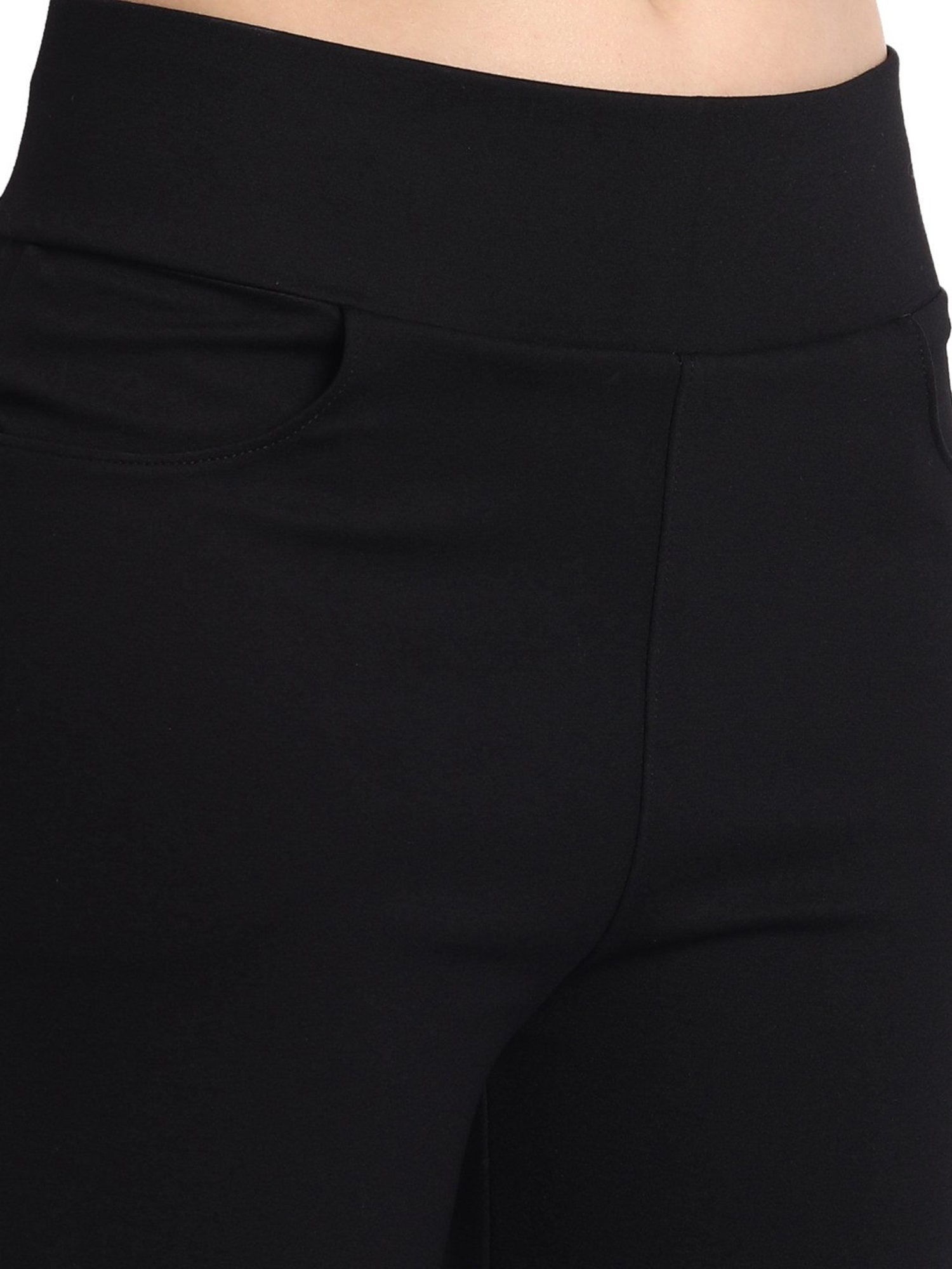 Broadstar Black High Rise Trousers