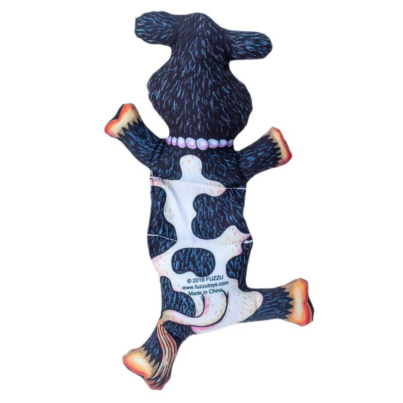 Fuzzu Barnyard Flops Big Moo Dog Toy
