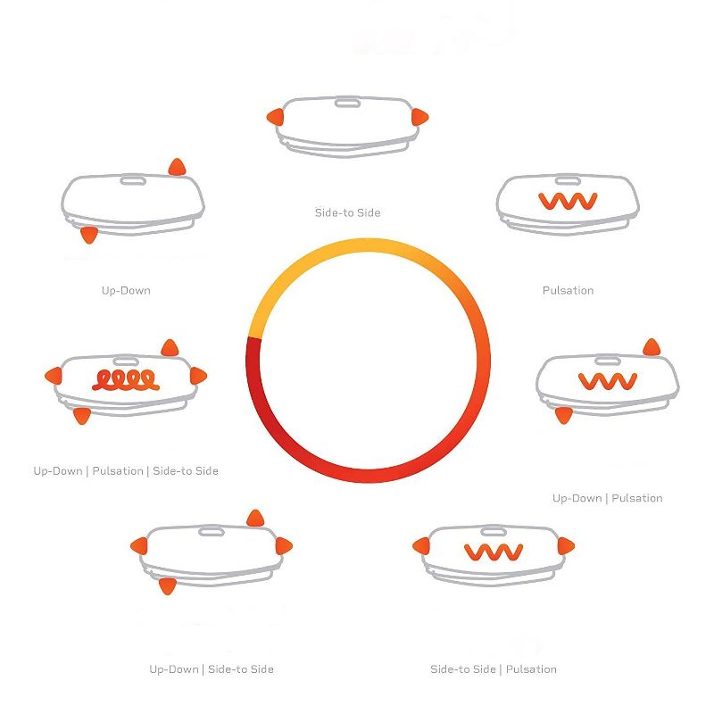 LifePro Portable Home Body Weight Training Fitness Exercise Workout Rumblex 4D Pro Vibration Plate Equipment Machine w/ Resistance Bands, Black