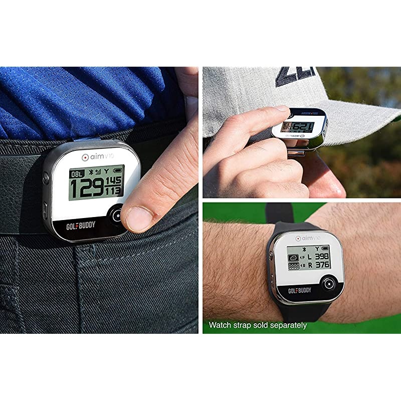 aim V10 Talking Golf GPS Chrome