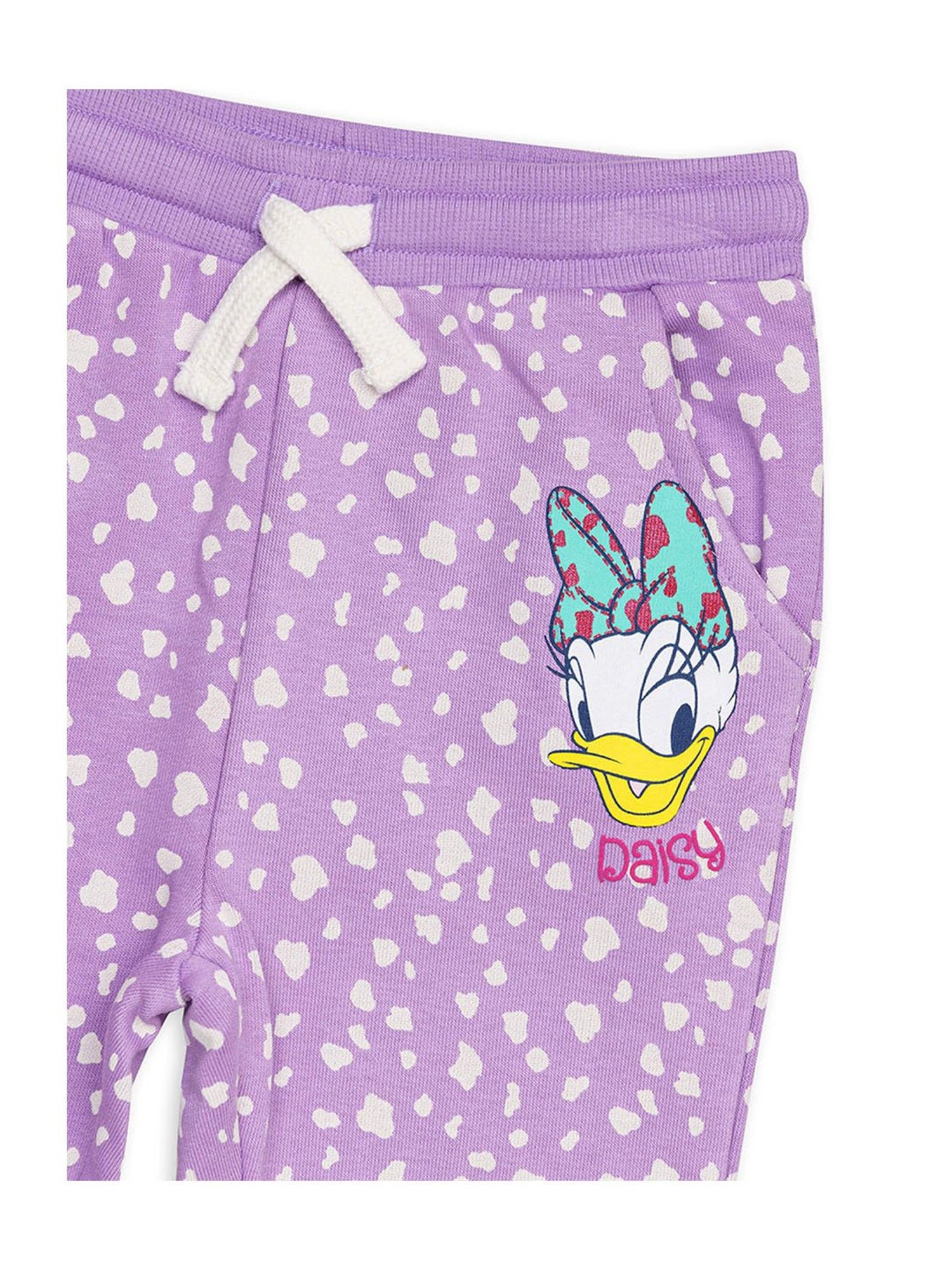 H by Hamleys Infants Girls Purple Printed Joggers