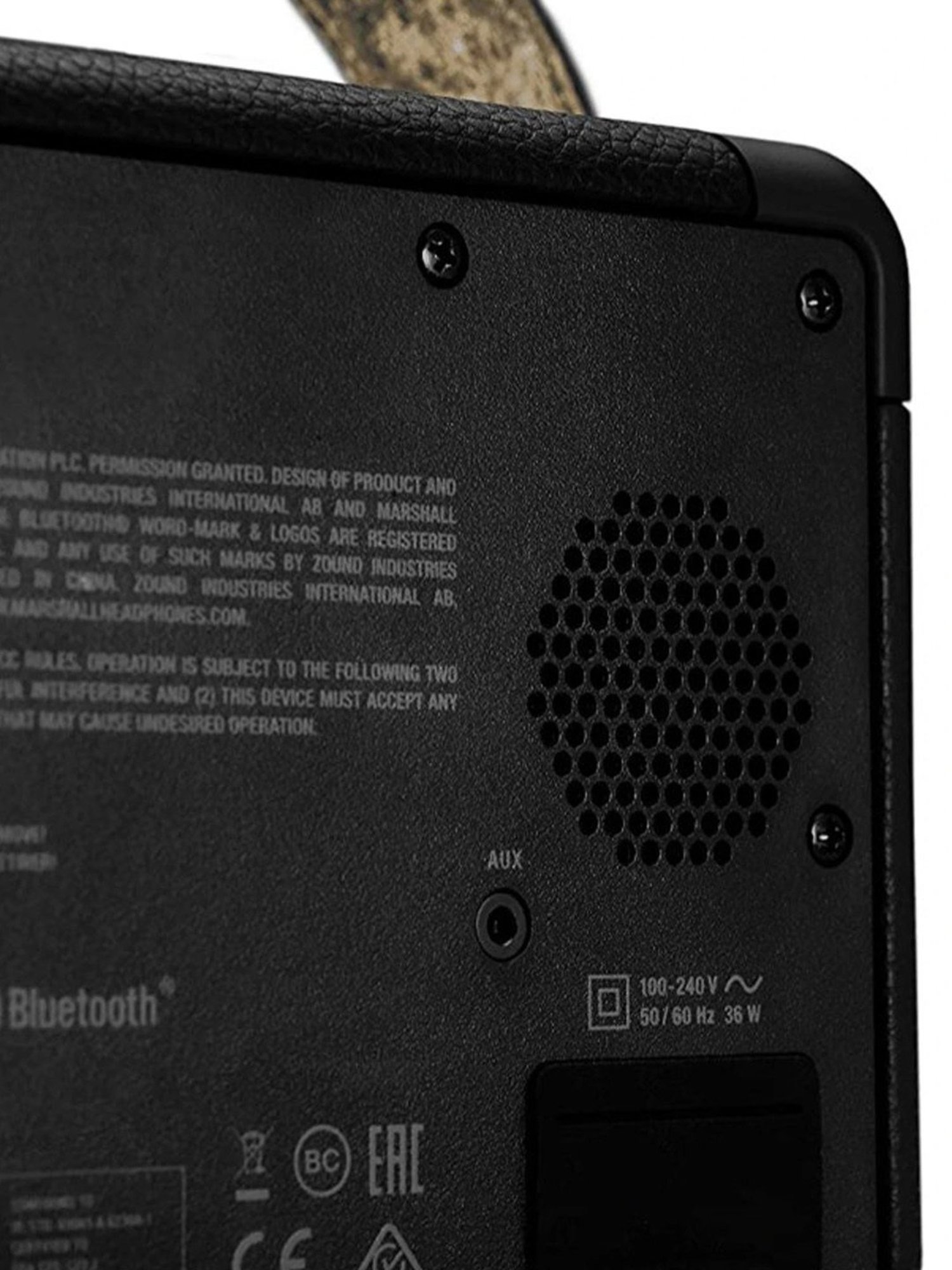 Marshall Kilburn II 36W Portable Bluetooth Speaker (Black & Brass)