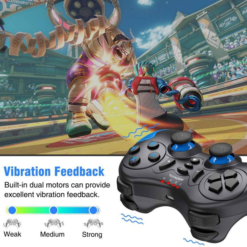 BEBONCOOL Wireless Pro Controller for Switch, Wireless Controller for Switch Pro Controller with Dual Shock, Motion Control Compatible with Switch/Switch Lite