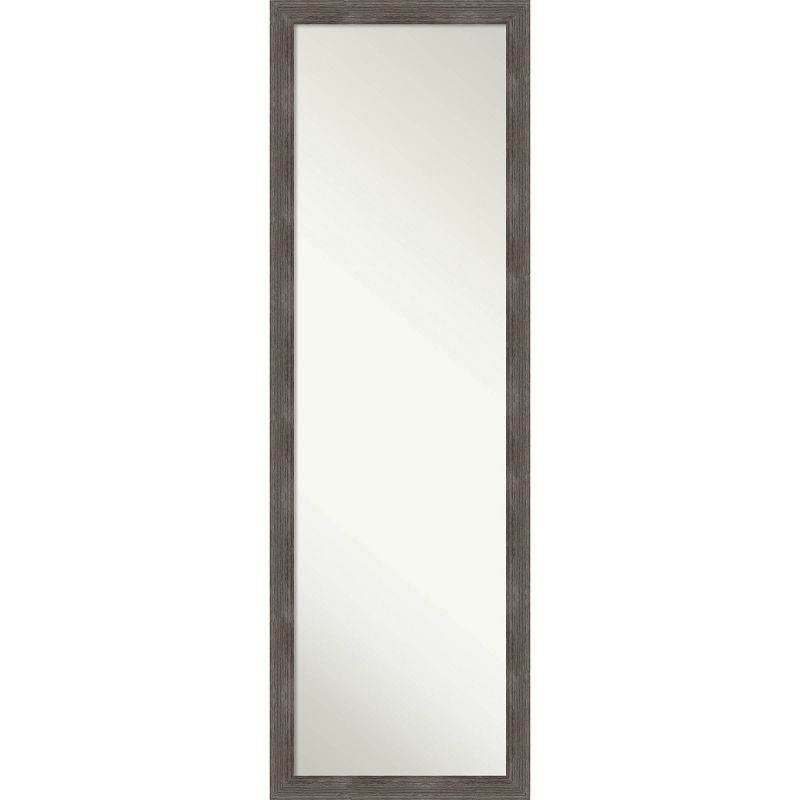 15"x51" White Full Length Over The Door Mirror White - Patton Wall Decor