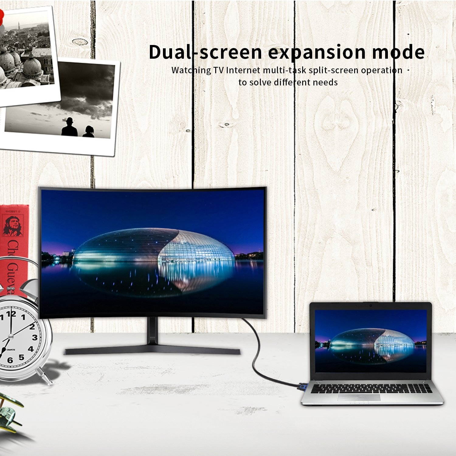 VGA Cable VGA to VGA HD15 Monitor Cable SVGA M/M HD Cable Gold Plated Connectors Support 1080P Full HD for PC HD TV Projector etc 6 Feet