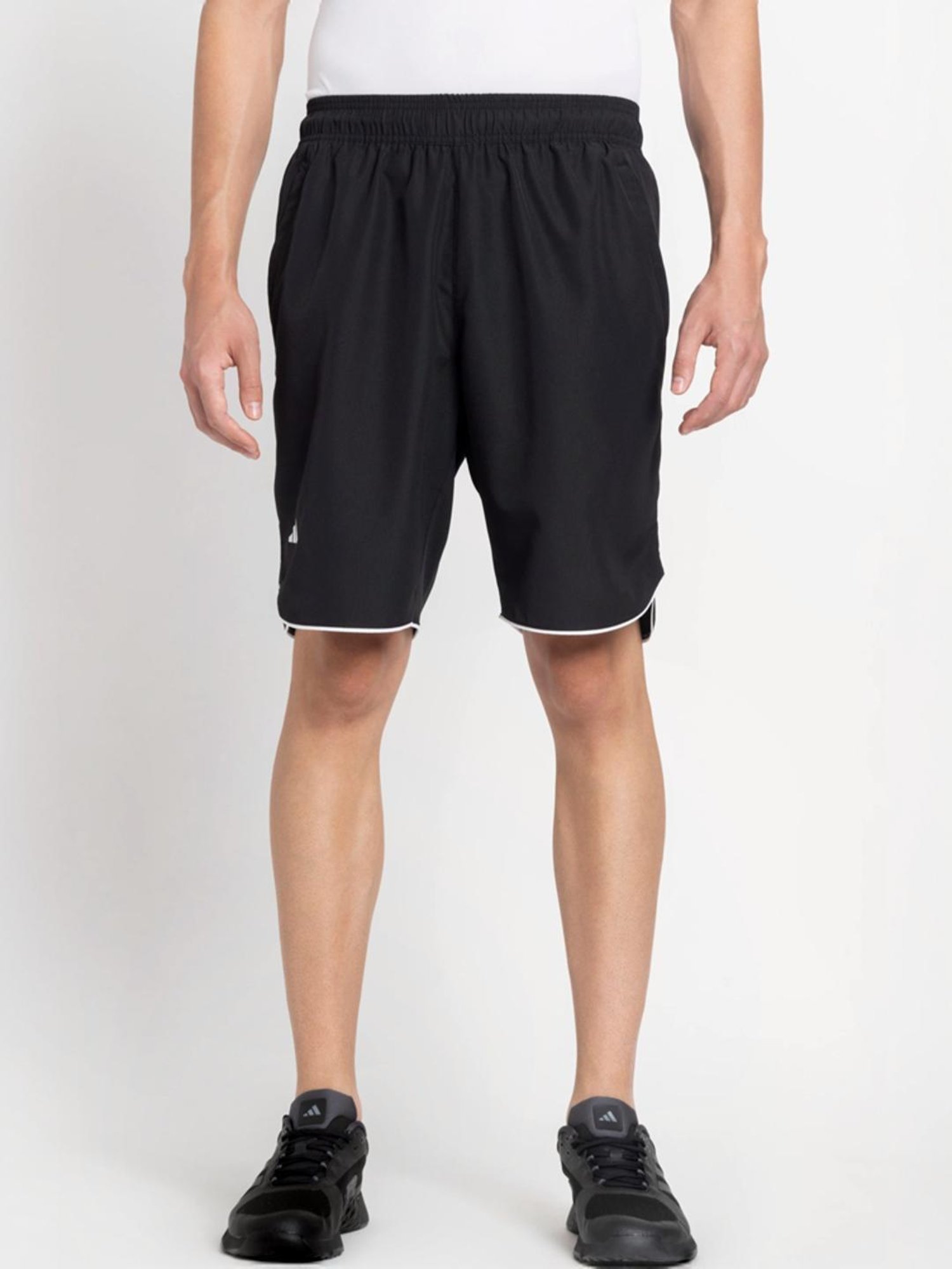 Adidas Black Regular Fit Sports Shorts