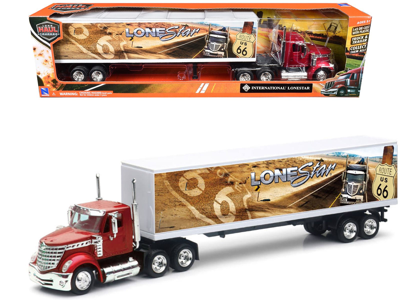 International DuraStar Flatbed Truck White "Elite Transport" Series 1/64 Diecast Model by Maisto
