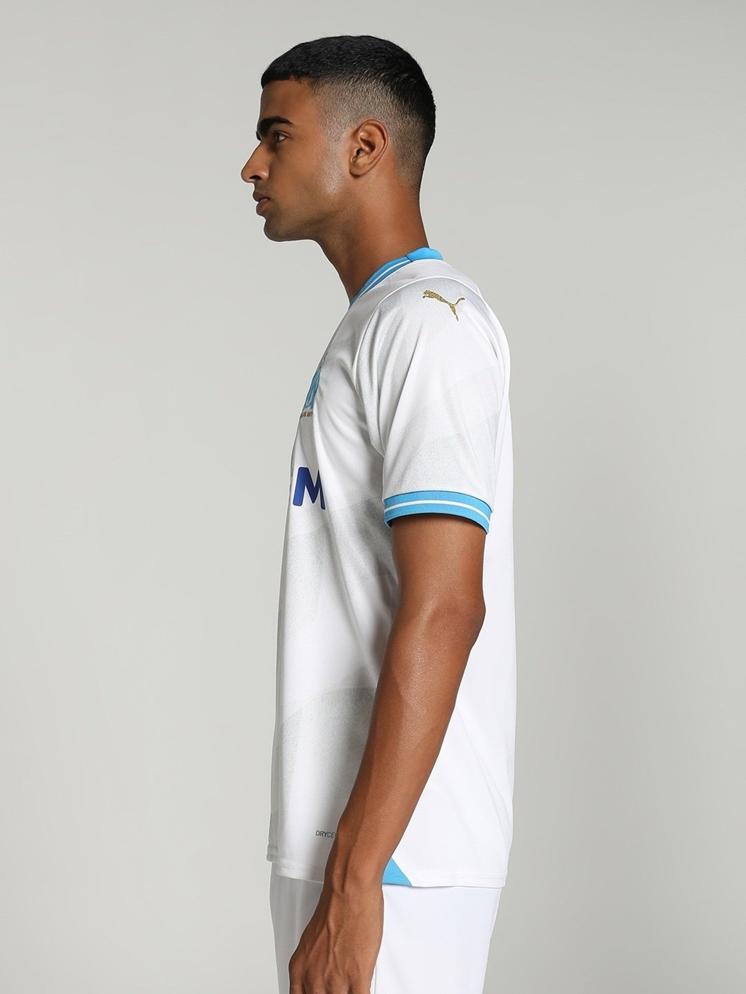 Puma White Regular Fit Printed Sports T-Shirt