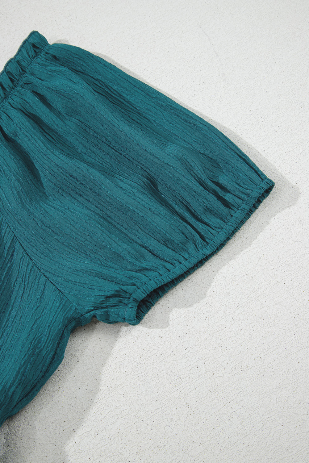 Black Leopard Patchwork Split Neck Ruffle Plus Size Dress