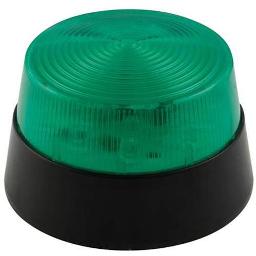 Velleman Green Flashing LED Strobe Light, 12V DC, 3.93" Diameter