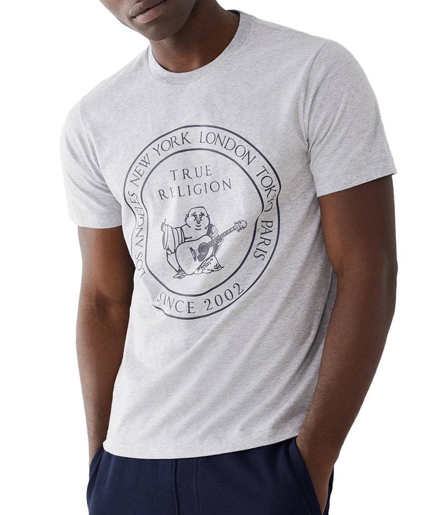 True Religion Stamp Buddha Short-Sleeve Graphic Tee