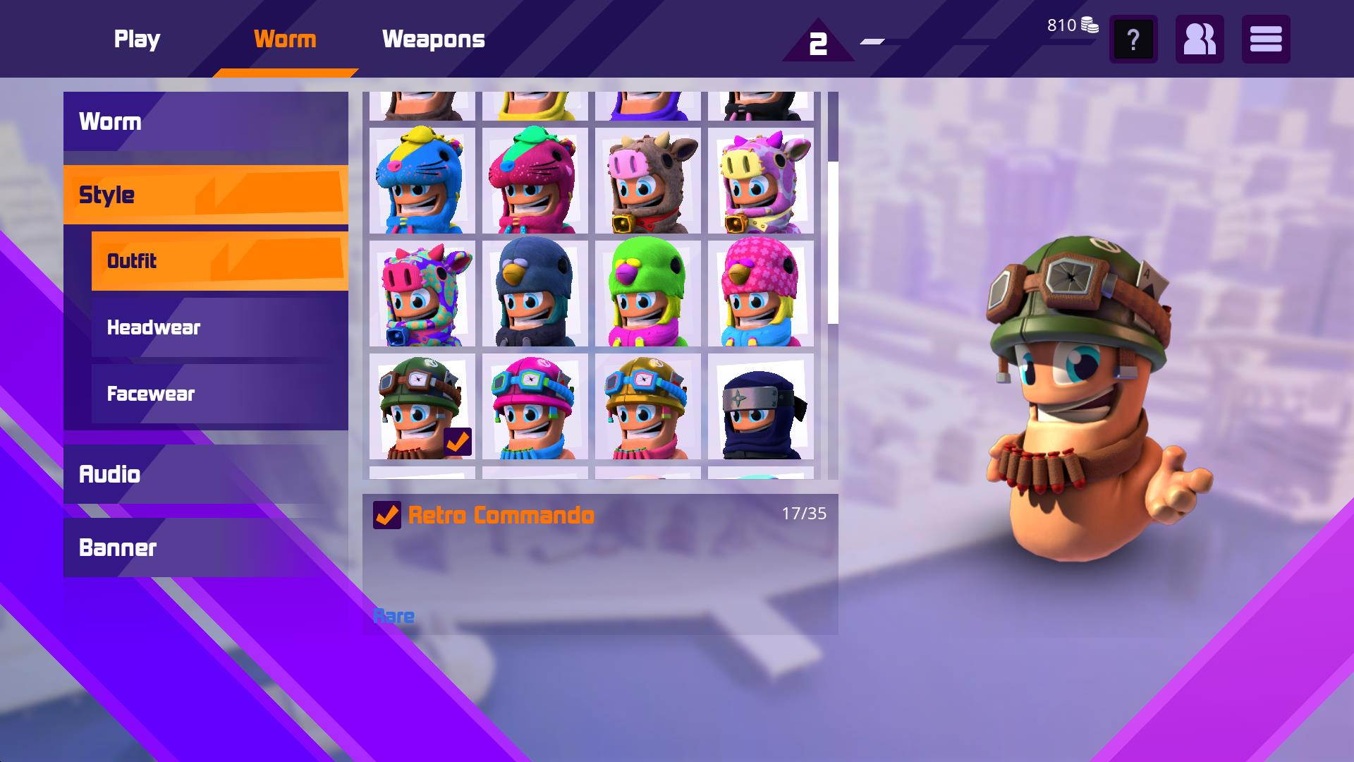 Worms Rumble - New Challenger Pack  [Online Game Code]