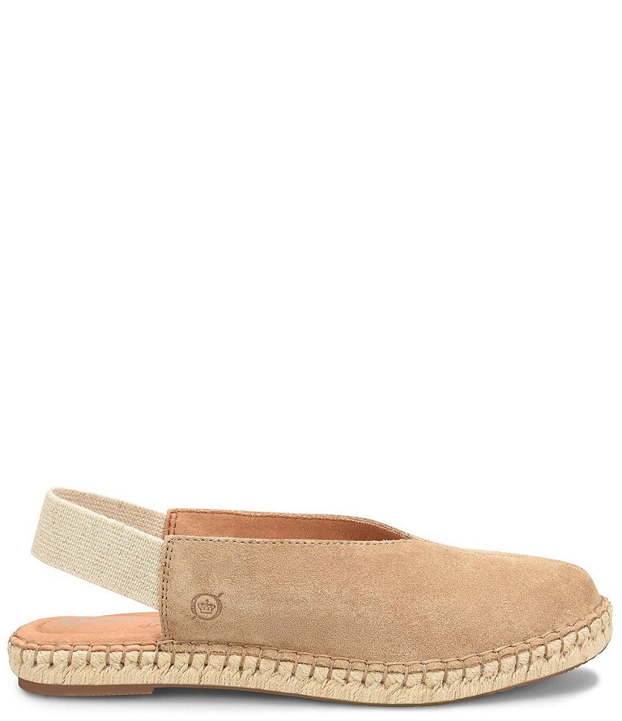 Born Shilo Suede Slingback Espadrilles