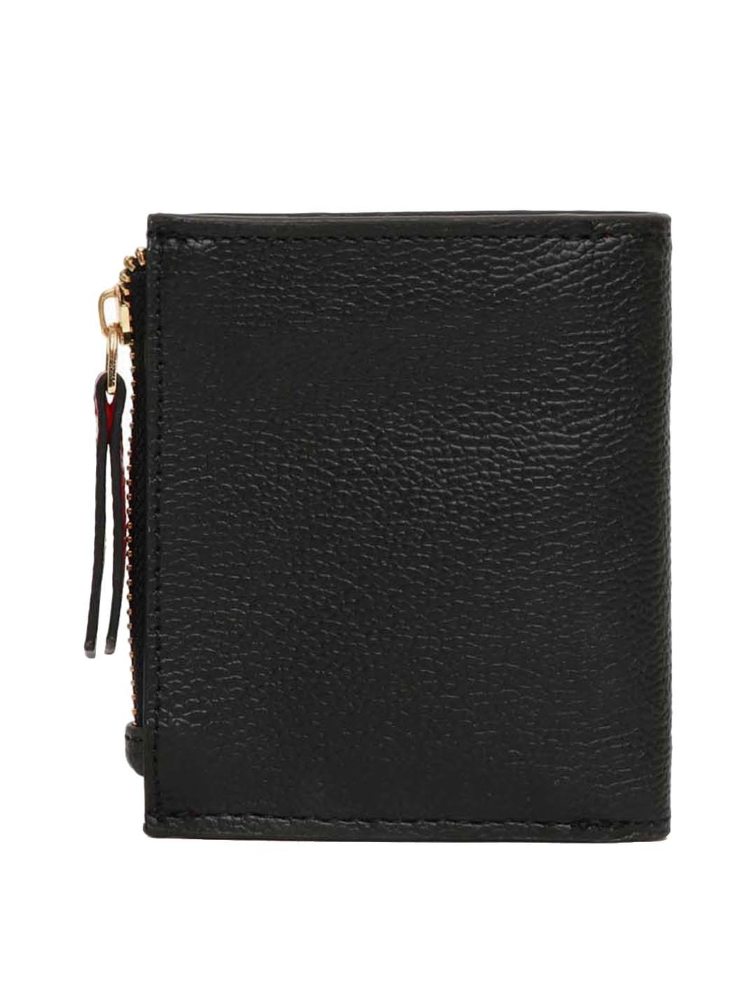 KLEIO Black Solid Bi-Fold Wallet for Women