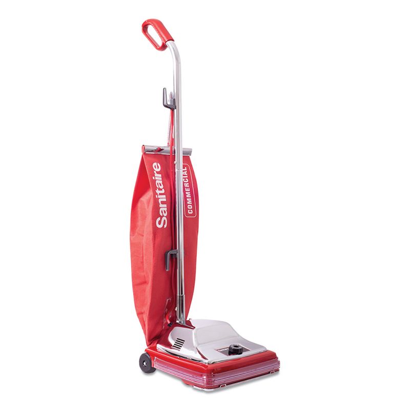 Sanitaire Upright Vacuum with Shake-Out Bag, 17.5 lb, Red SC886G